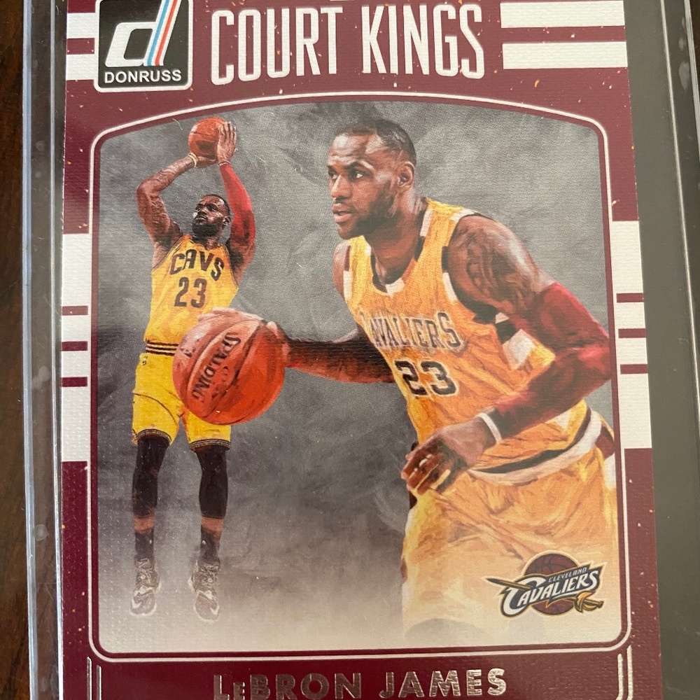 LeBron James Court Kings Donruss